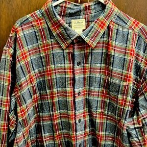 XXL - L.L. Bean Brushed Flannel Shirt